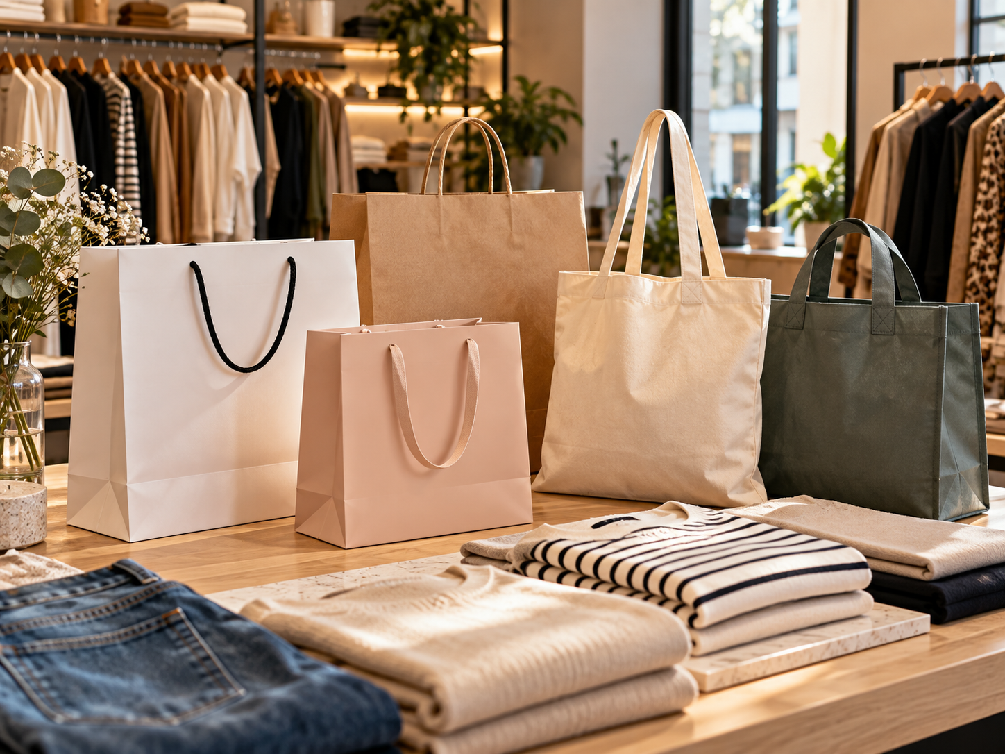 Bolsas personalizadas para tiendas de ropa: cómo elegir la mejor opción para tu comercio
